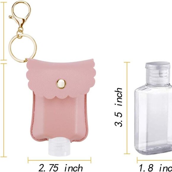Hand Sanitizer Holder, 3 Pack Mini Hand Sanitizer Bulk Holder, Portable Squeeze - Picture 3 of 7